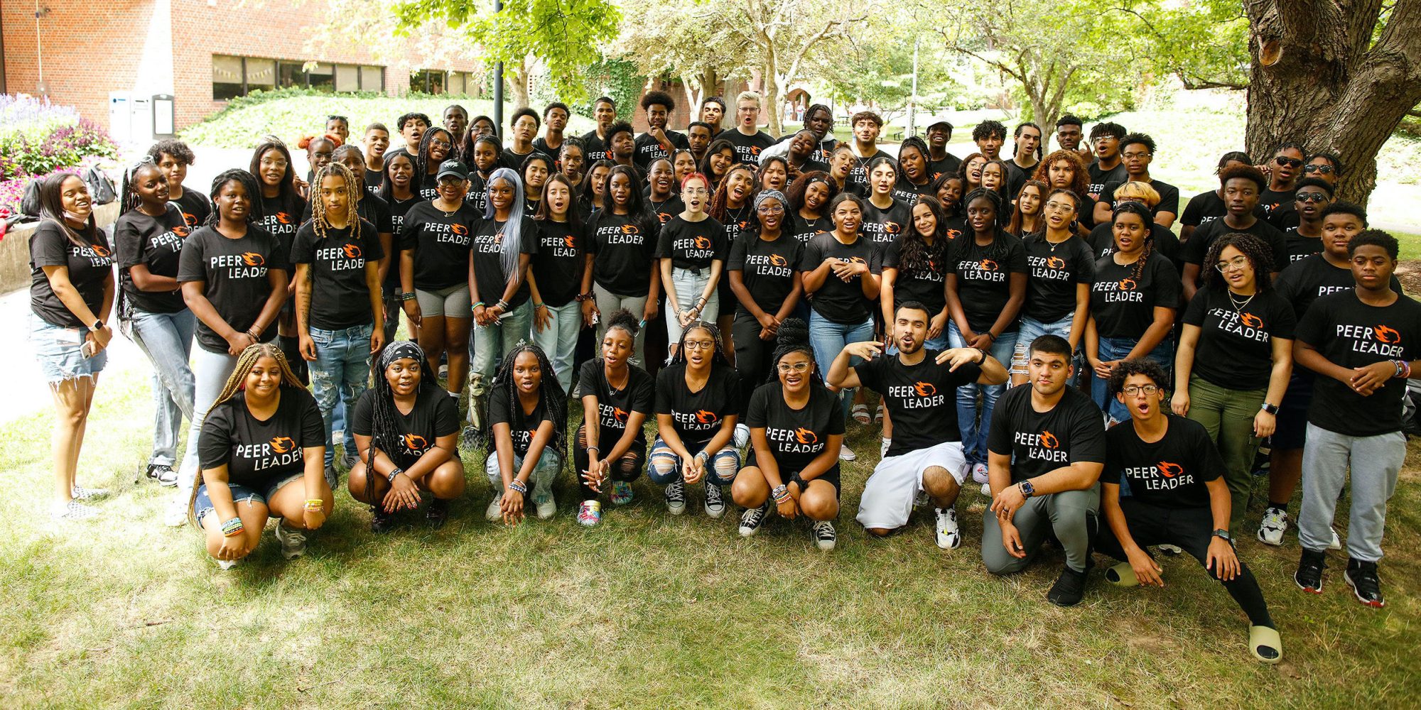 peerforward students are awesome! Big group photo