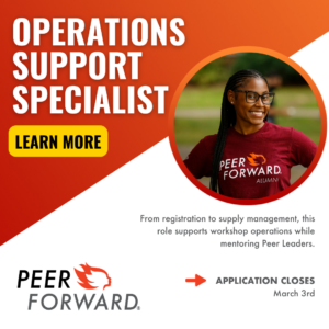Learn about Operations Support Specialist role on PeerForward Alumni Support Team