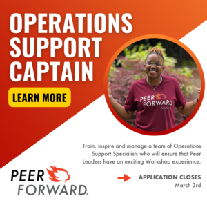 Learn about Operations Support Captain role on PeerForward Alumni Support Team