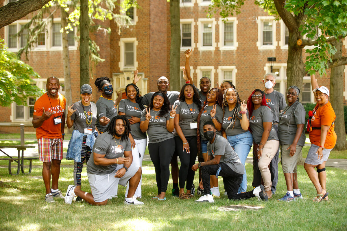 PeerForward volunteers at 2022 Nazareth College workshop