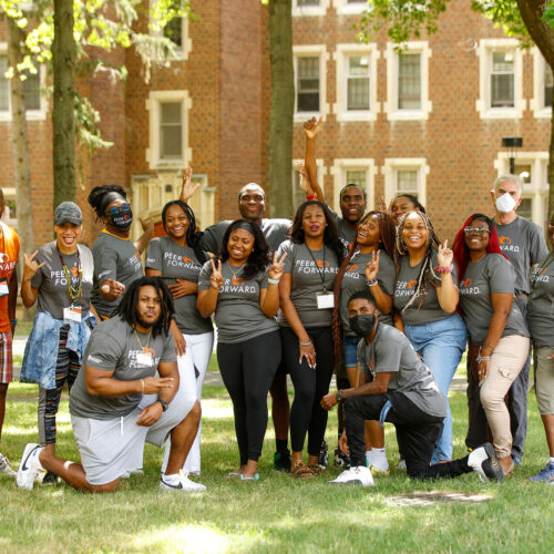 PeerForward volunteers at 2022 Nazareth College workshop