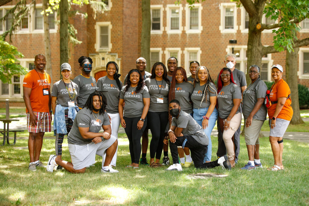 PeerForward volunteers in a group photo