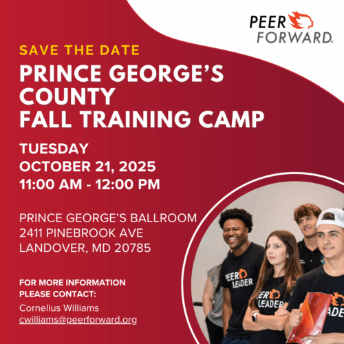 prince george's county fall training camp invitation for tuesday october 21st