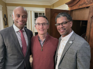 KAYR JB and Gary stand posed