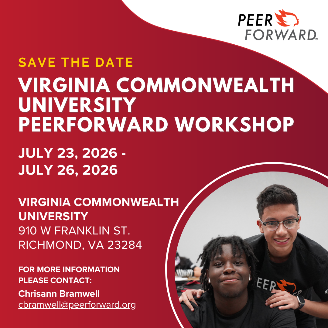 Virginia Commonwealth University Save the Date flyer for july 23 through july 26th